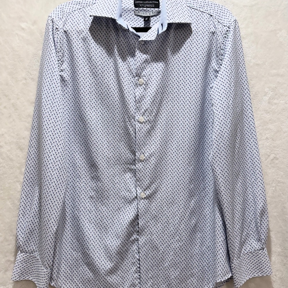 Report Collection Light Blue Performance Stretch … - image 4